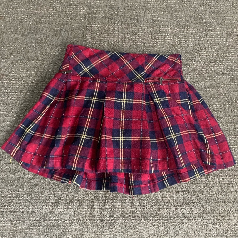 Plaid Pleated skirt